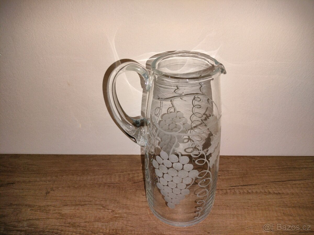 Skleněný džbán 25 cm - 2