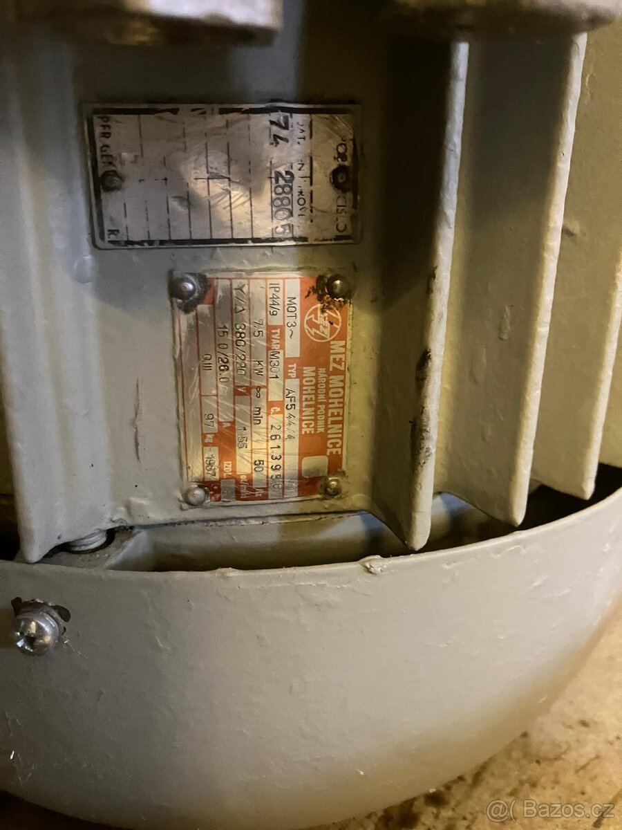elektromotor 7,5 kw MEZ MOHELNICE - 2
