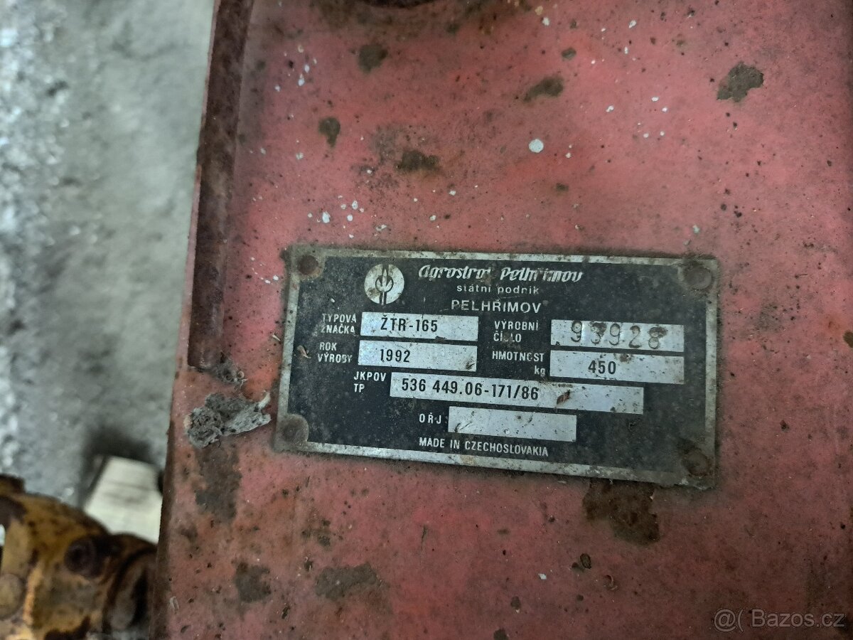 Bubnová sekačka ŽTR-165 - 2
