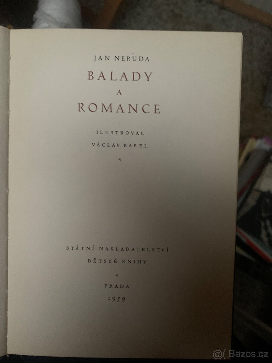 Jan Neruda – Balady a romance (1959) - 2