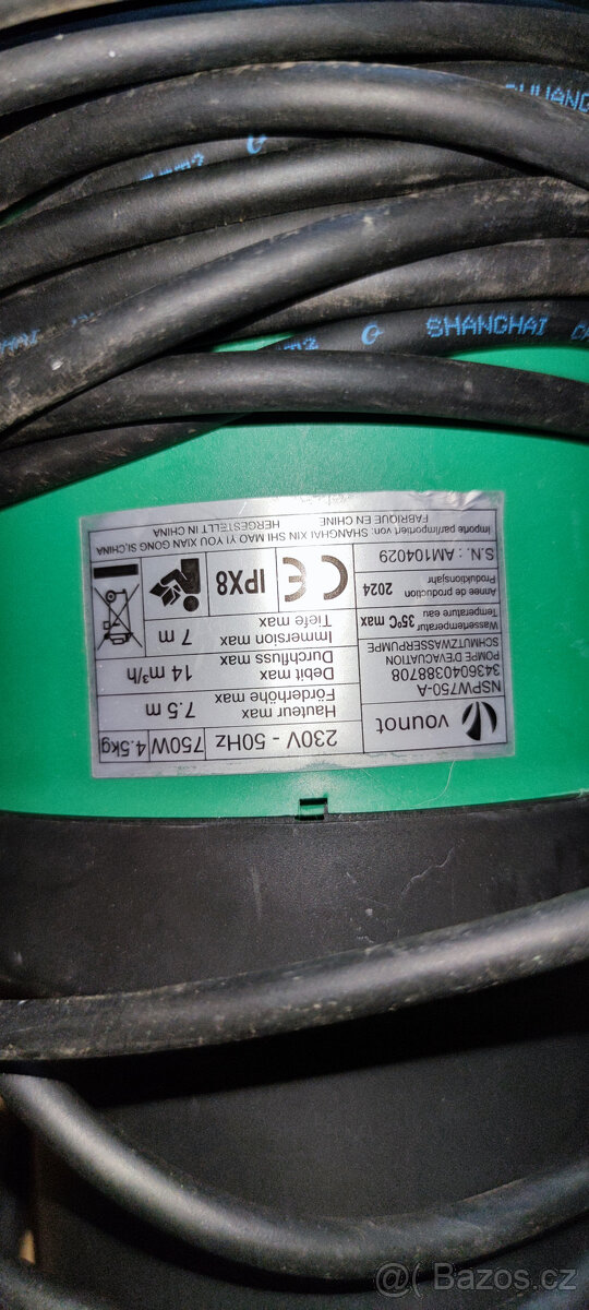 kalové čerpadlo 14000 l/h - 2