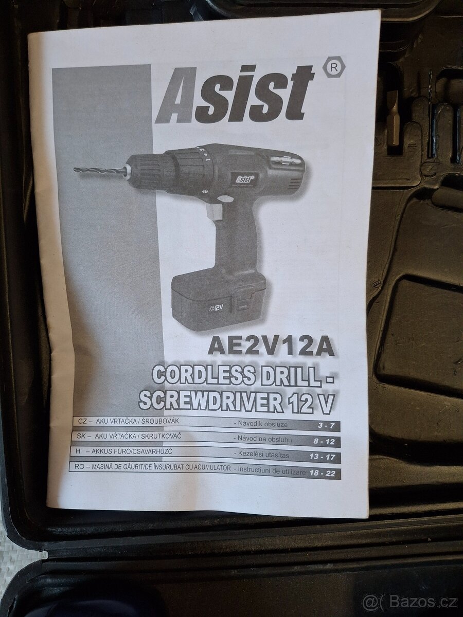 Aku vrtačka ASIST AE2V12V - 2