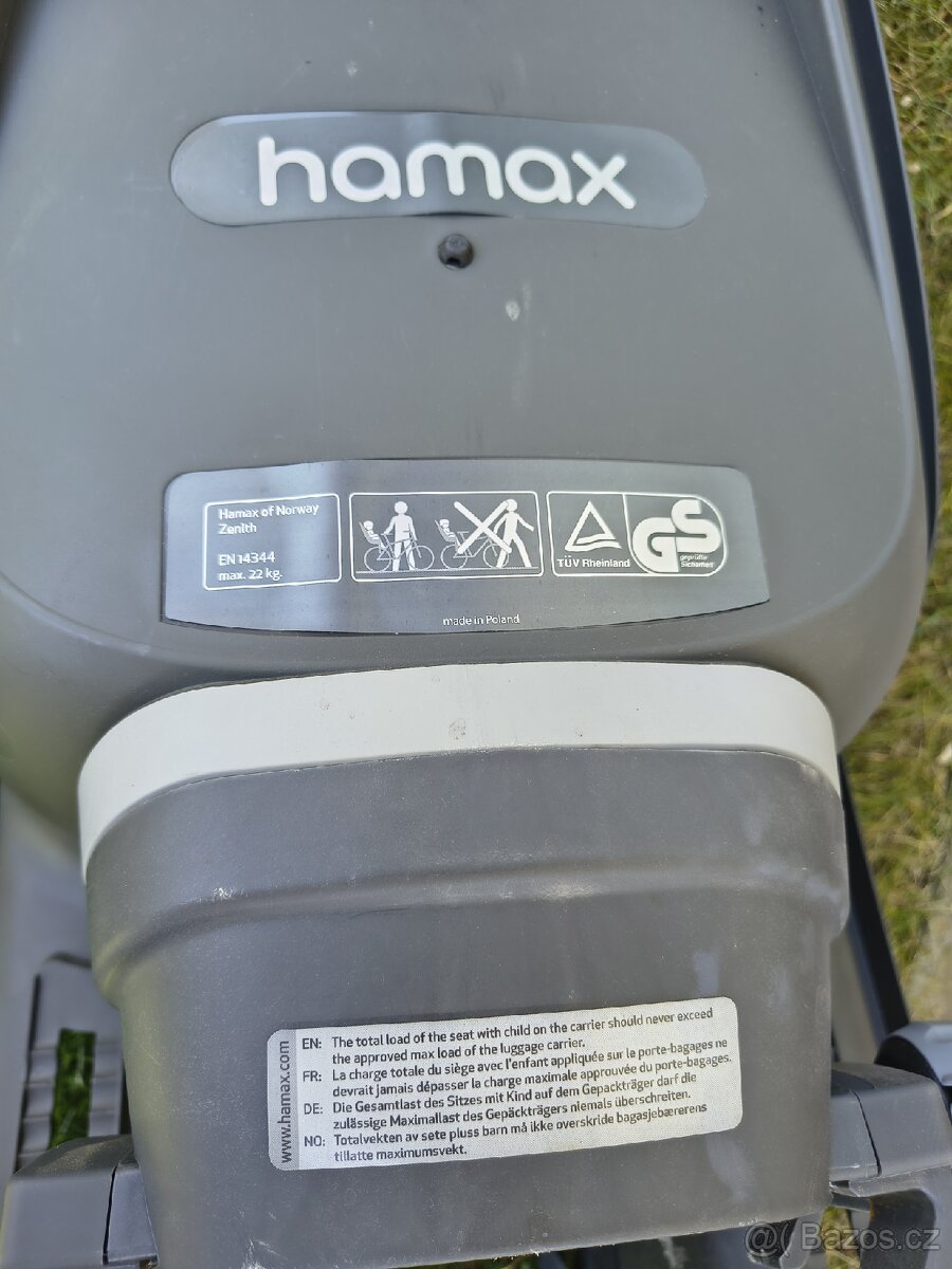 Cyklo sedačka na nosič Hamax - 2