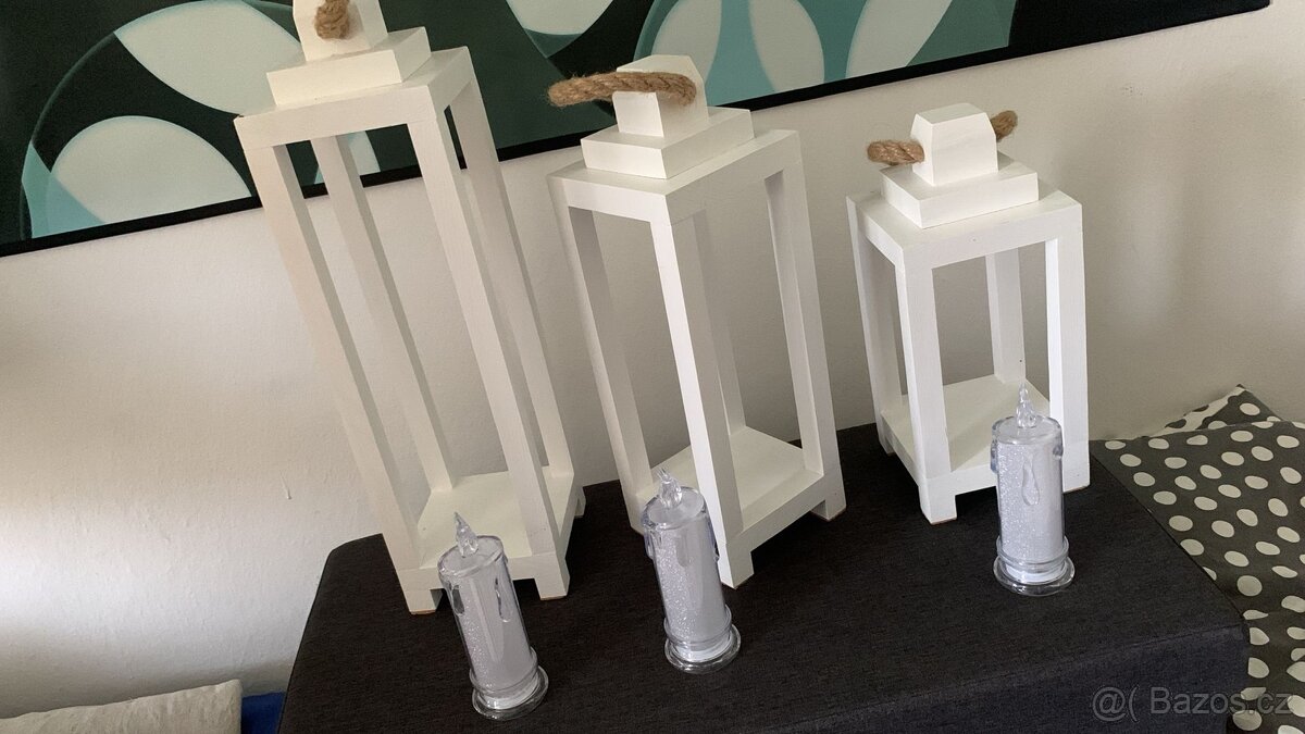 Ikea lucerny vysoké ze dřeva - 2