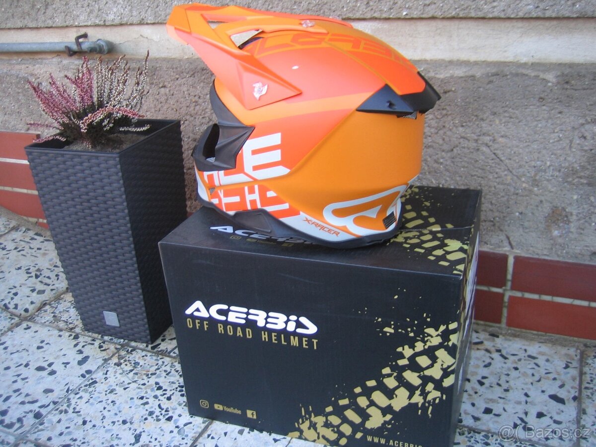 MX přilba zn. ACERBIS , vel.L - NOVÁ - , za 50% P.C. - 2