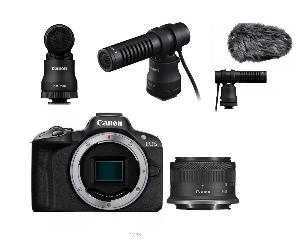 Canon EOS R50 černá + RF-S 18-45mm NOVÉ - 2