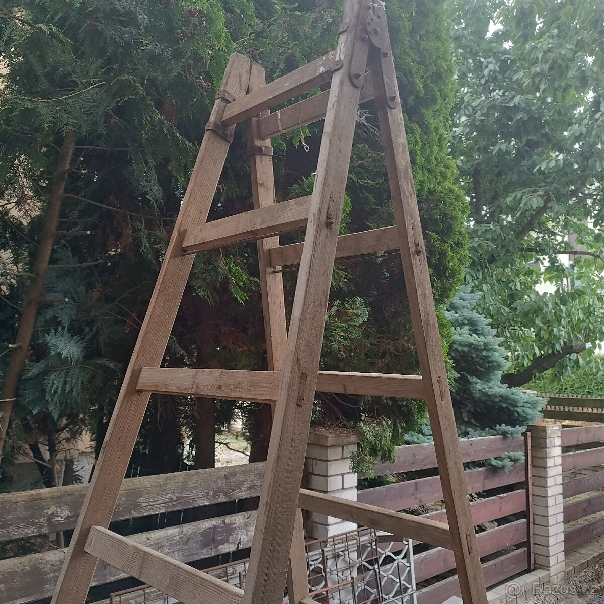 Štafle dřevěné 8 příček - 2