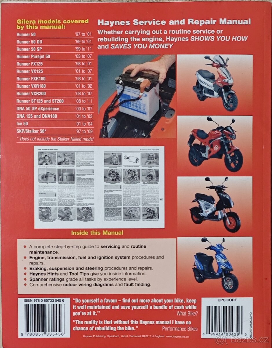 Haynes manual Gilera Runner / Dna - 2