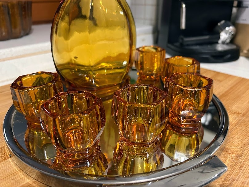 Likérová souprava ART DEKO - 2