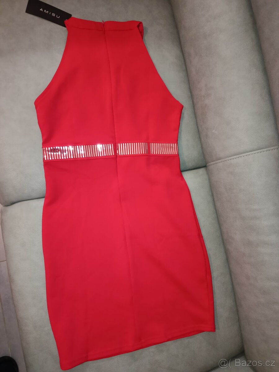 Nové červené šaty vel. 42 - 2