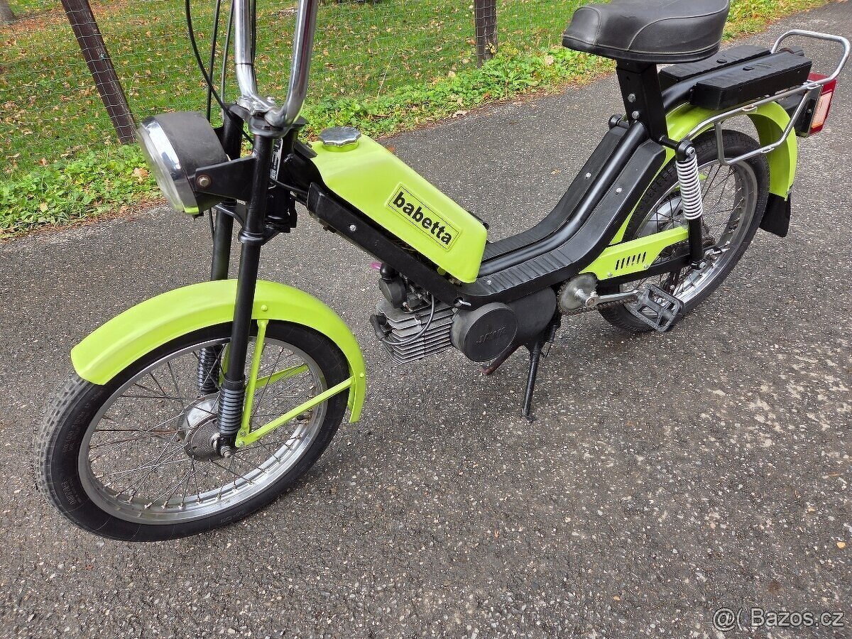 Babetta 210(215) 1.rychlostní po GO, nový lak, s kartičkou - 2