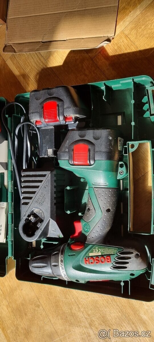 Aku vrtačka BOSCH PSR 12-2 + 3 BATERIE - 2