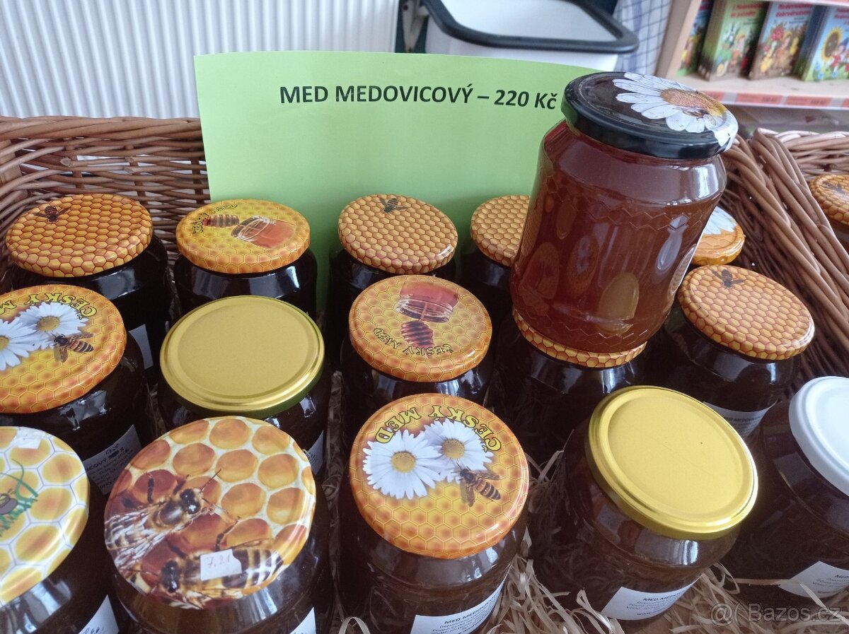 Med - včelí med od 150 Kč ve sklenici 1 kg - 2