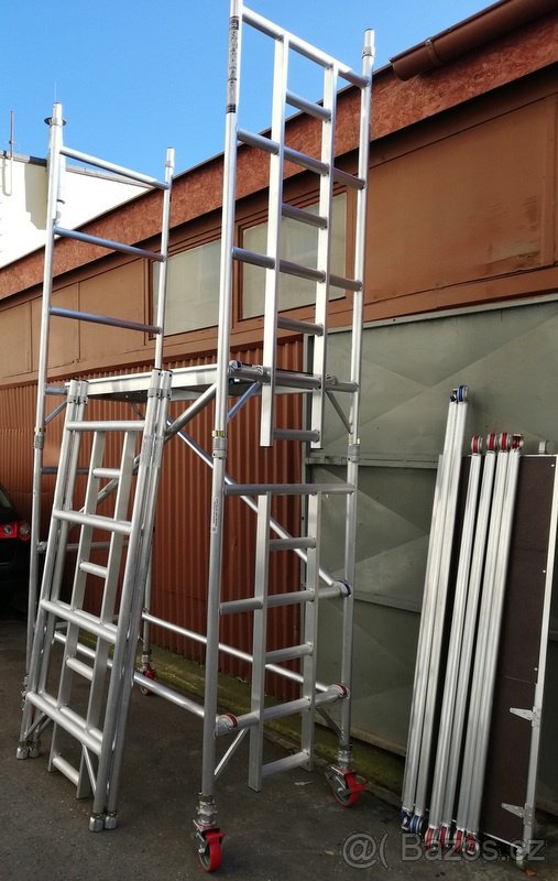 Profesionální hliníkové pojízdné lešení, věž - 2