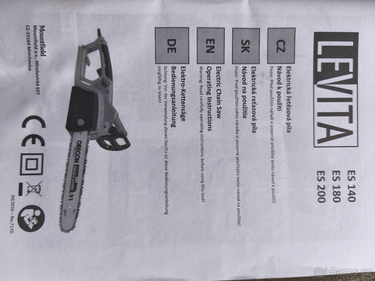 Elektrická pila Levita ES 140 - 2