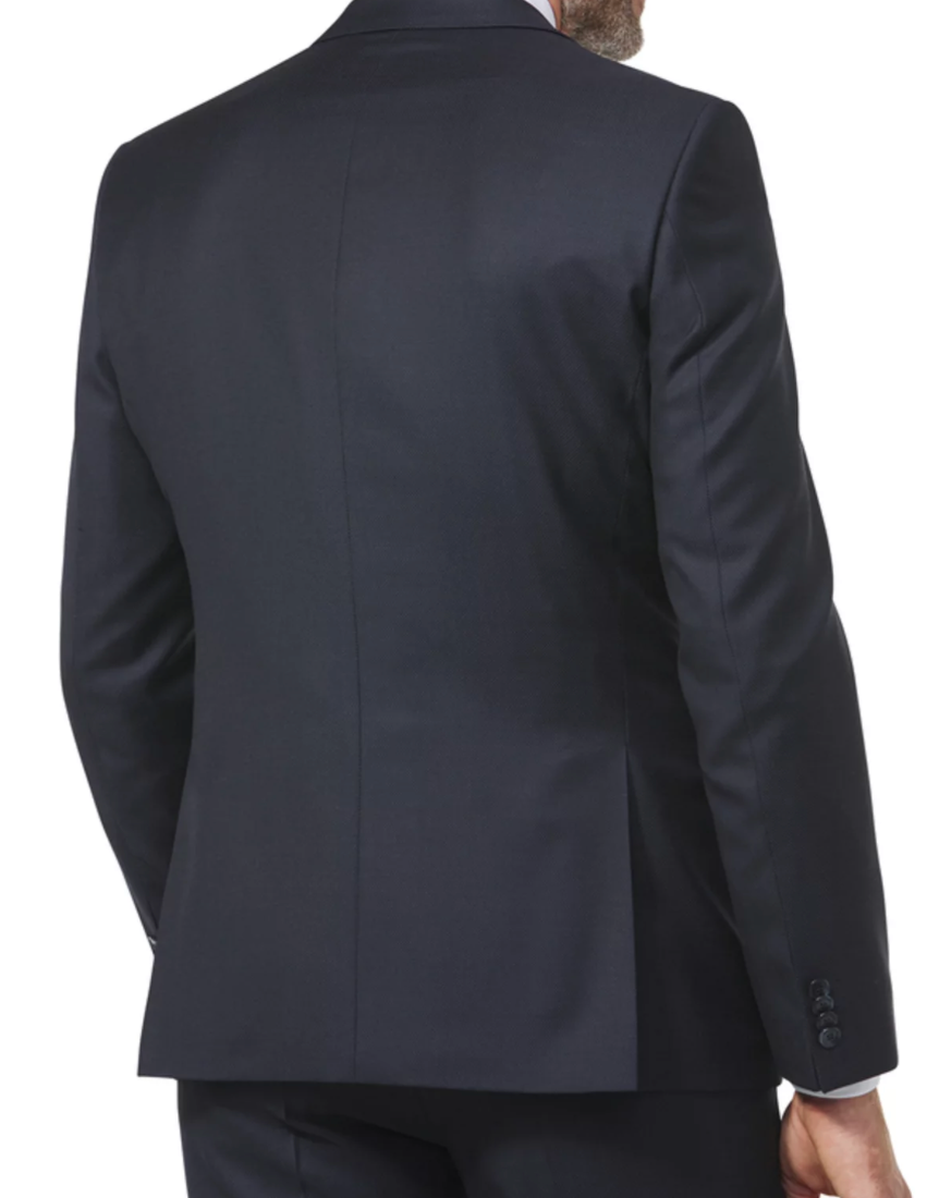 Zánovní luxusní pánský oblek Digel - tmavěmodrý velikost 66 - 2