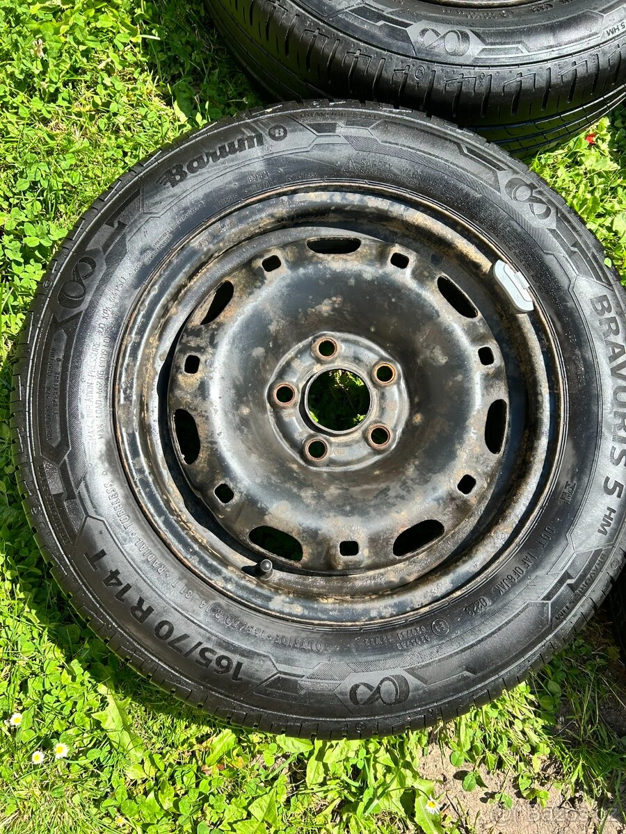 Letní sada Barum 165/70 R14 5x100 - 2