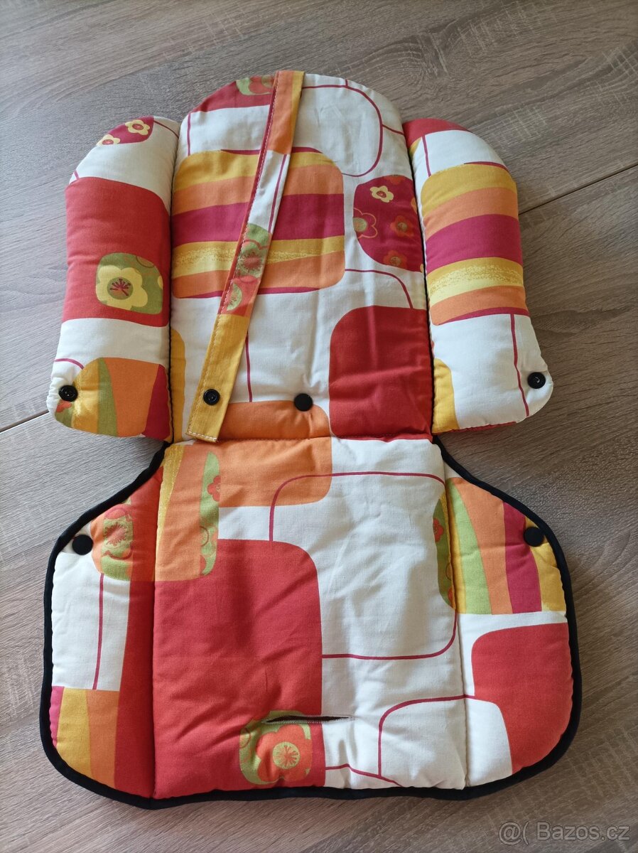 vložka, polstr, potah do dětské jídelní židličky - 2