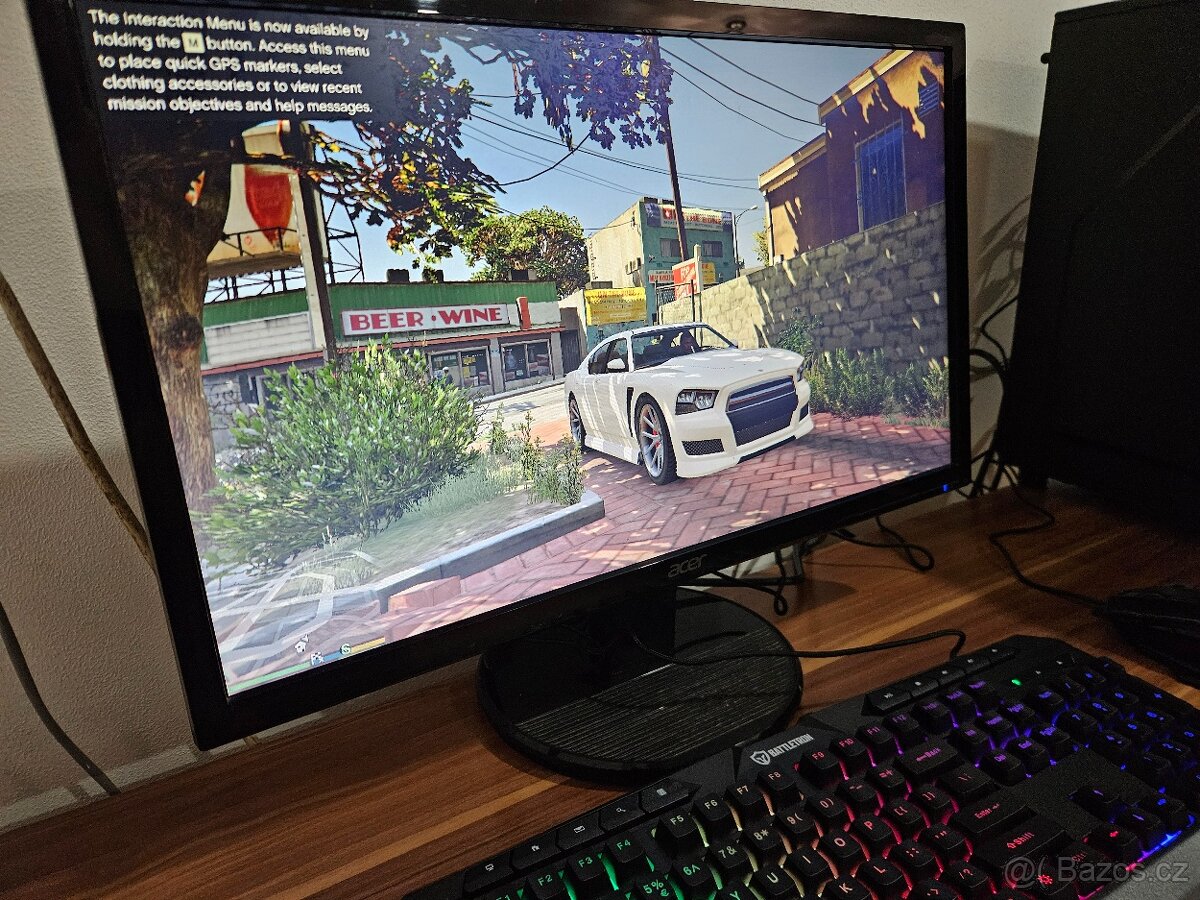Herní pc sestava plus lcd 22" full hd GTA5 - 2