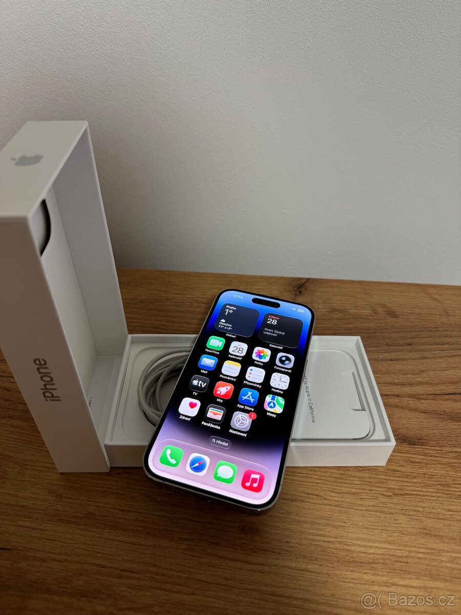 iPhone 14 Pro 128GB Stříbrná - 2