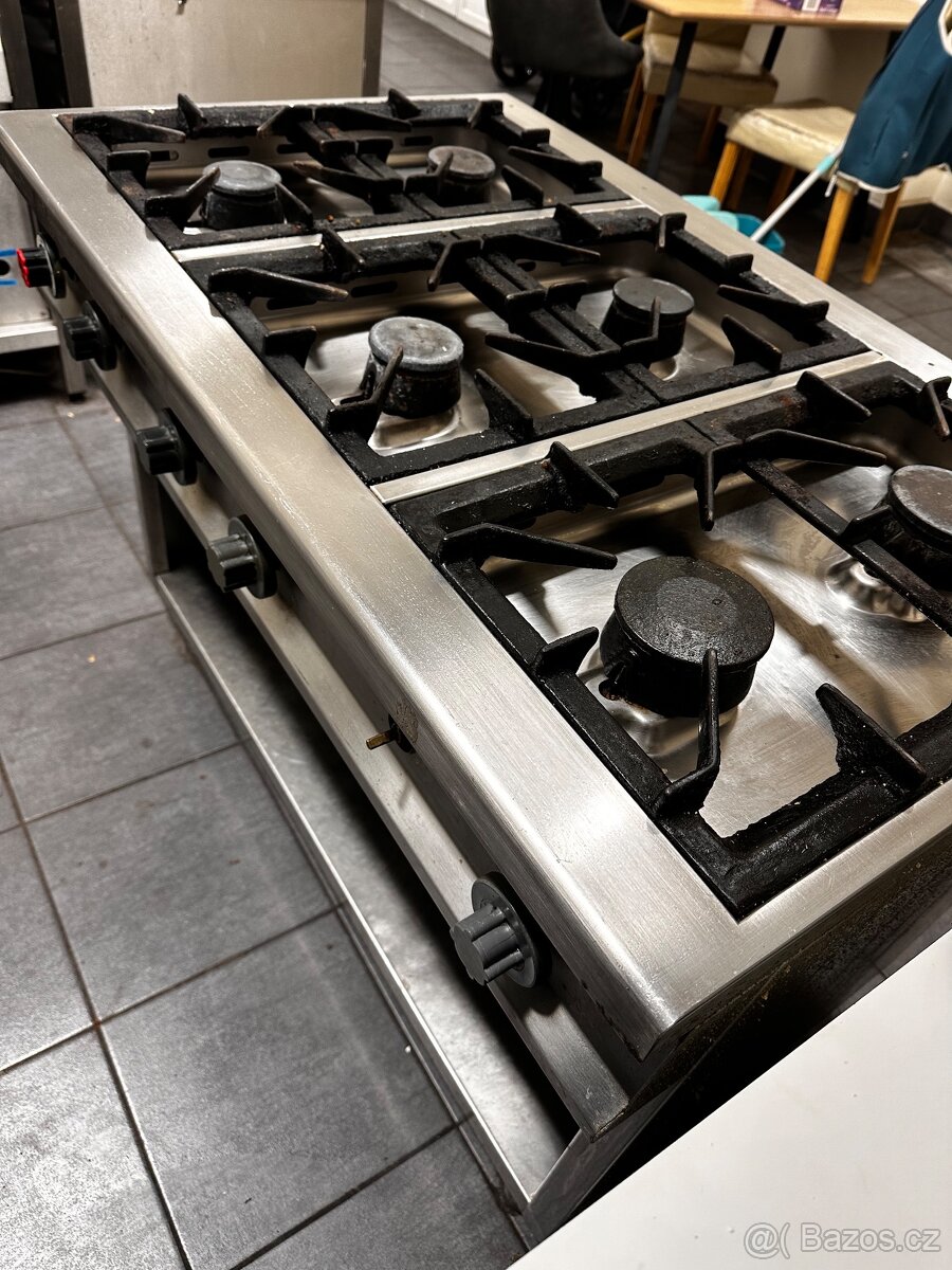 Gastronomický plynový sporák - 2