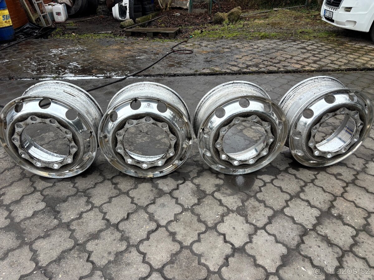 4 disky Alcoa 22.5x9 ET 176 - 2