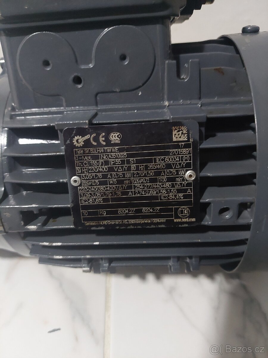 NORD elektromotor s převodovkou - 2