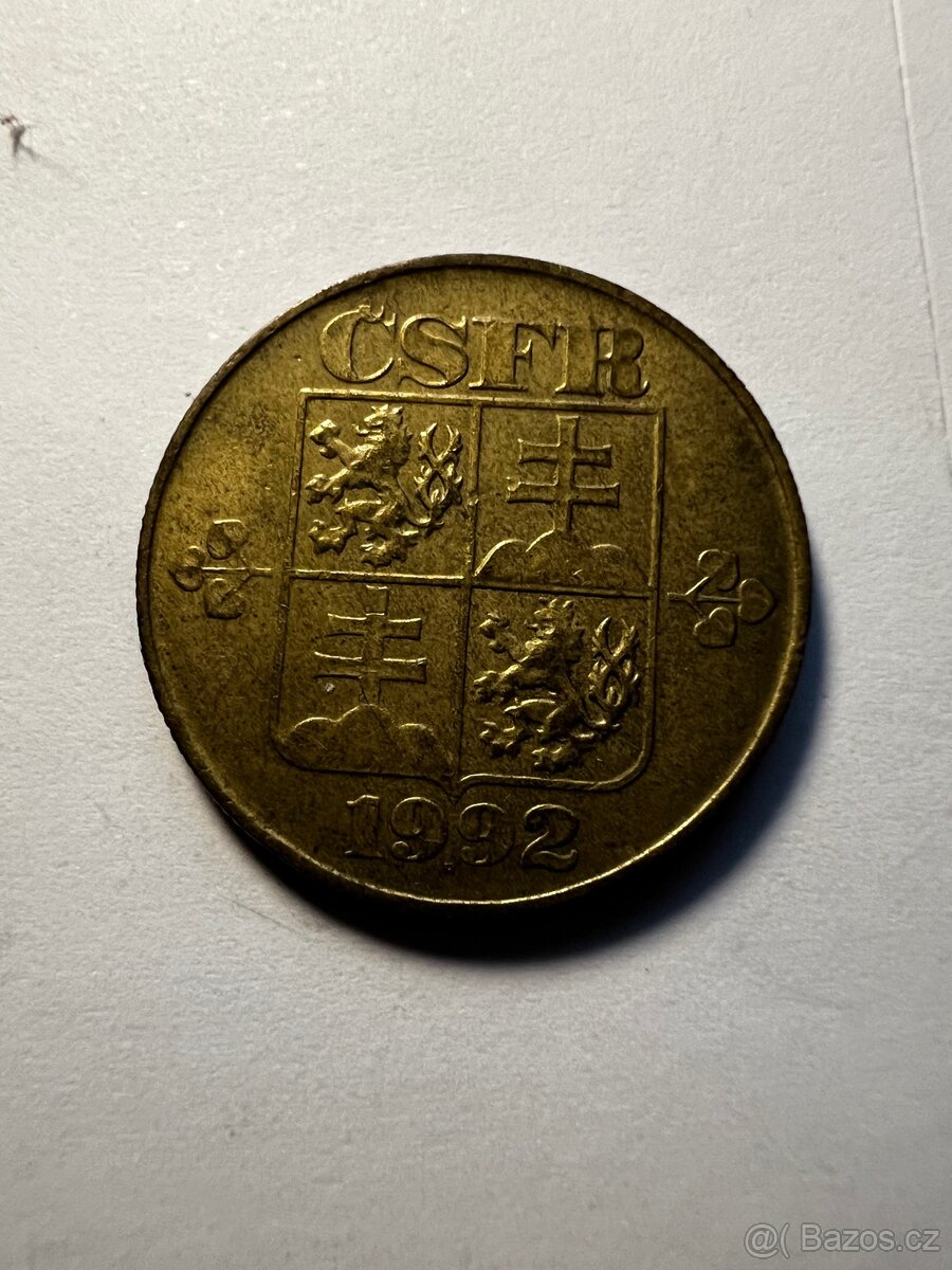 1 koruna 1992 nečištěna - 2