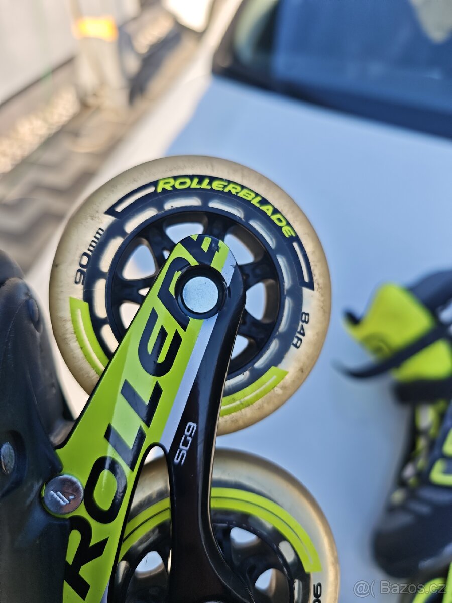 Zachovalé inline brusle Rollerblade vel.45 - 2
