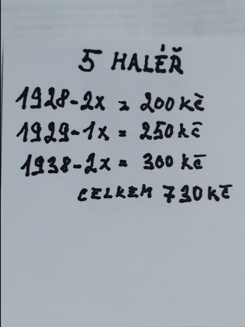 5 haléře - 2