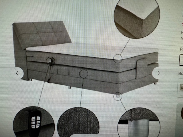 Prodám elektrickou polohovací postel, - 2