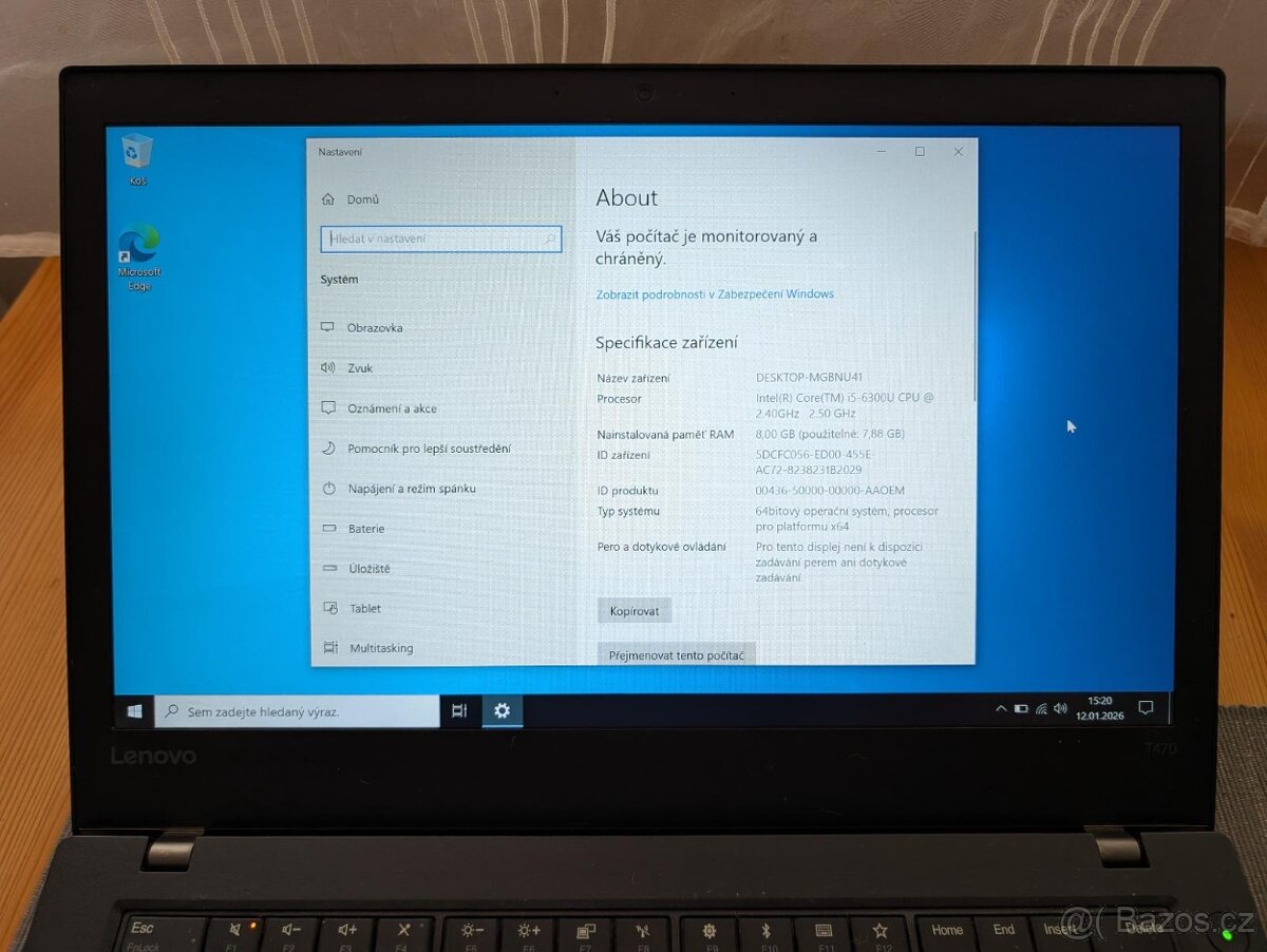 Lenovo Thinkpad T470 - - 2