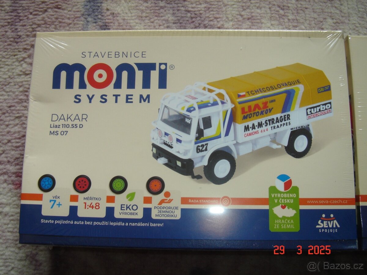 Prodám nové, nerozbalené legendární stavebnice MONTI systém. - 2