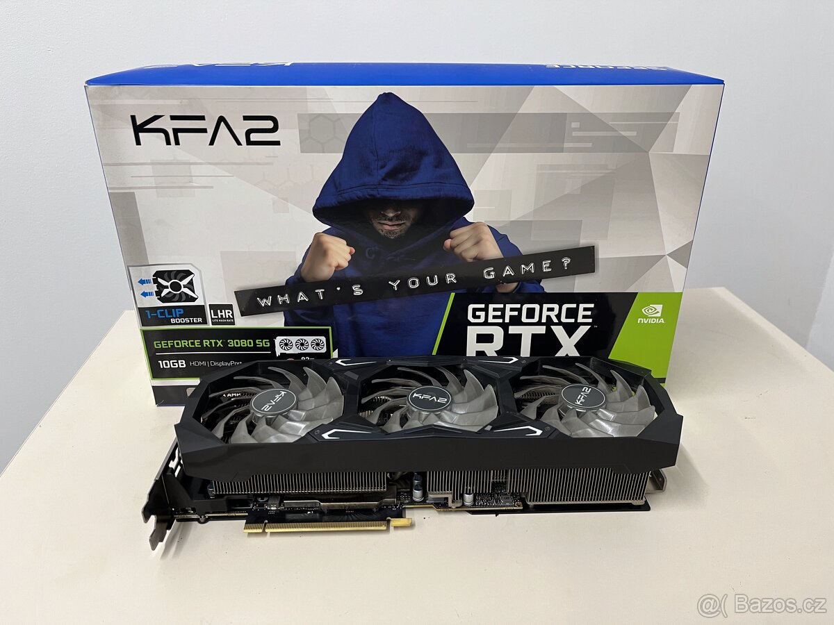 Predám grafickú kartu KFA2 GeForce RTX 3080 10GB - 2