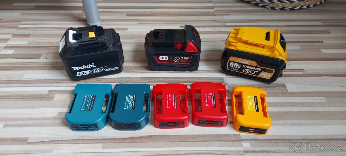 Powerbanka,pro Aku Milwaukee,DeWALT,Makita 18V-USB+C - 2