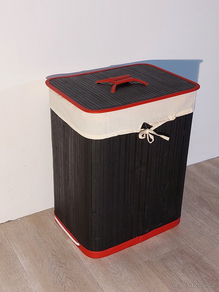 Nový černý koš na prádlo - 2