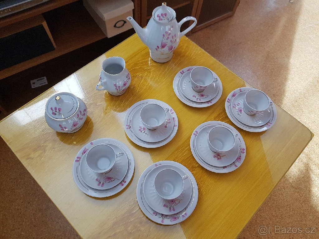 porcelánová čajová sada - 2