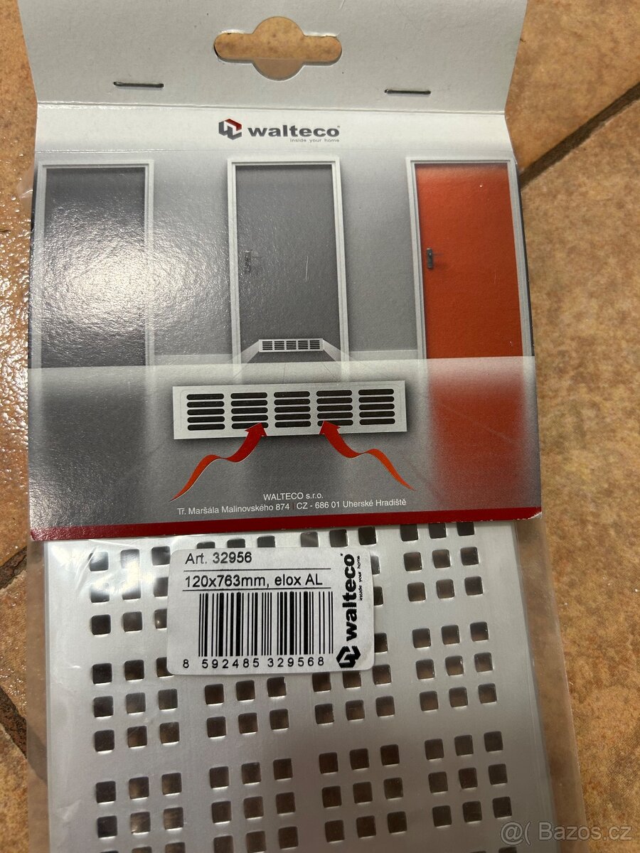 Větrací mřížka do dveří nerezová - 2