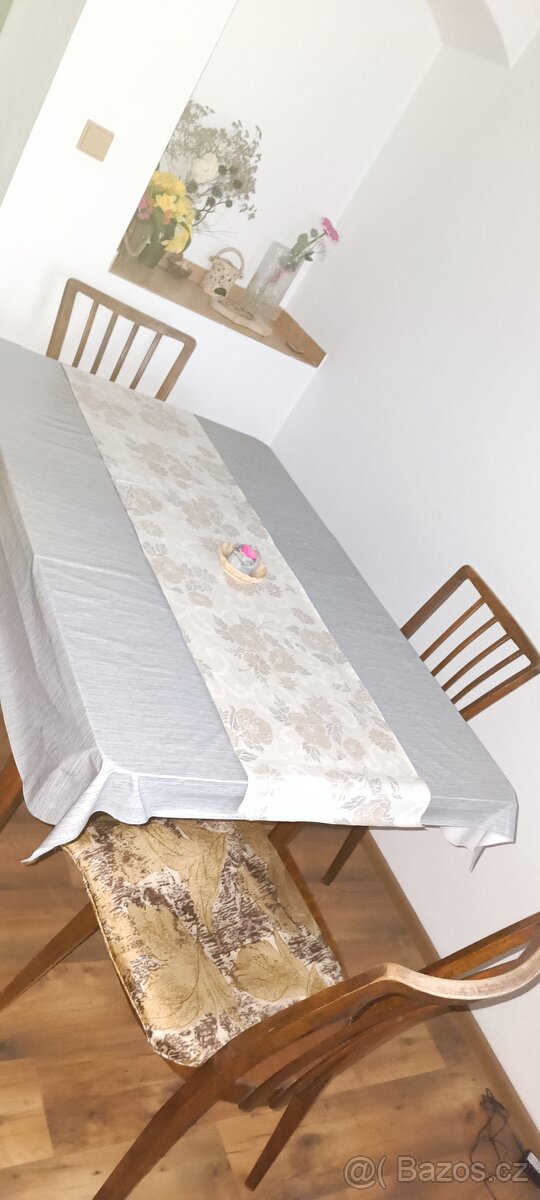 Jídelní stůl, 3x židle - 2