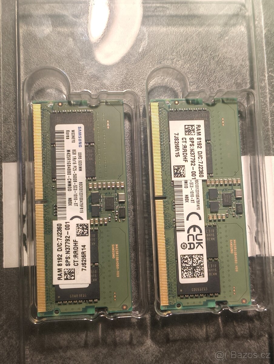 2x 8GB DDR5 Samsung (5600 MT/s) - 2