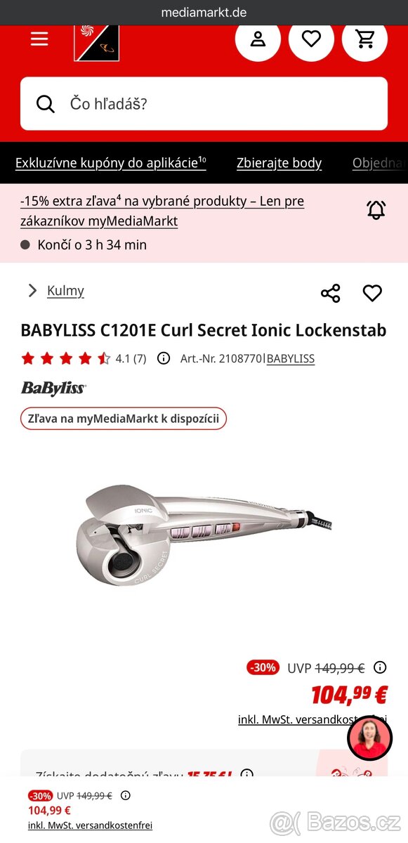 BaByliss Paris kulma - 2