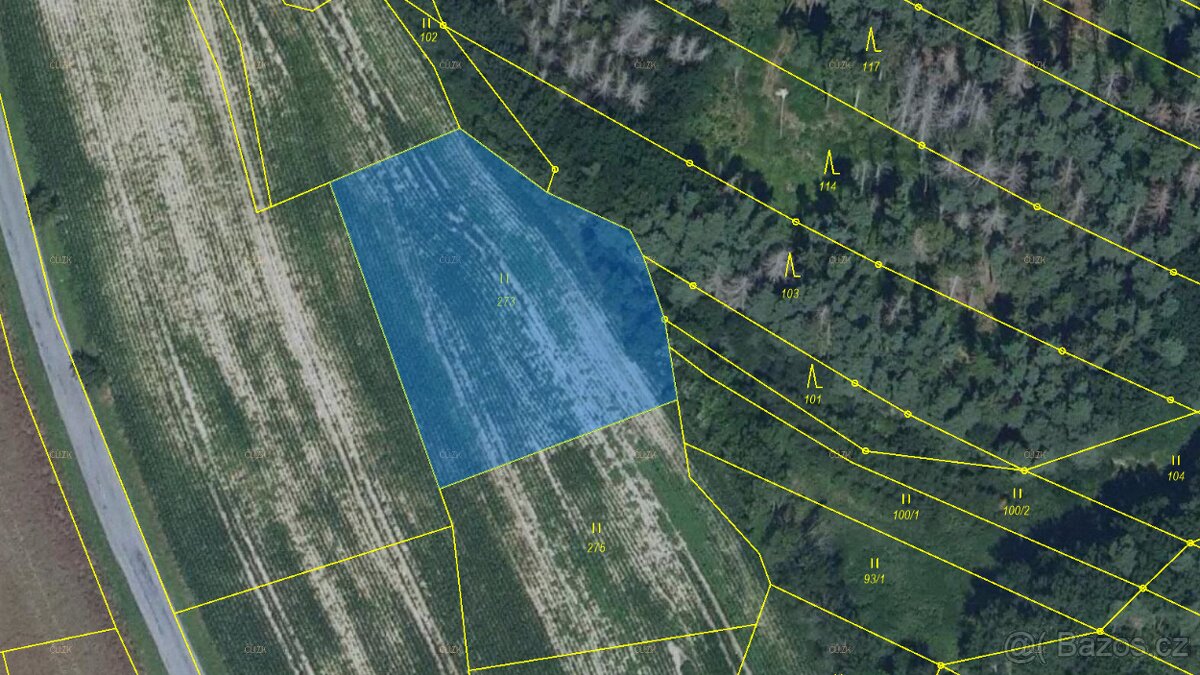 Zemědělské pozemky na Prostějovsku 28 243 m², prodej ve 100% - 2