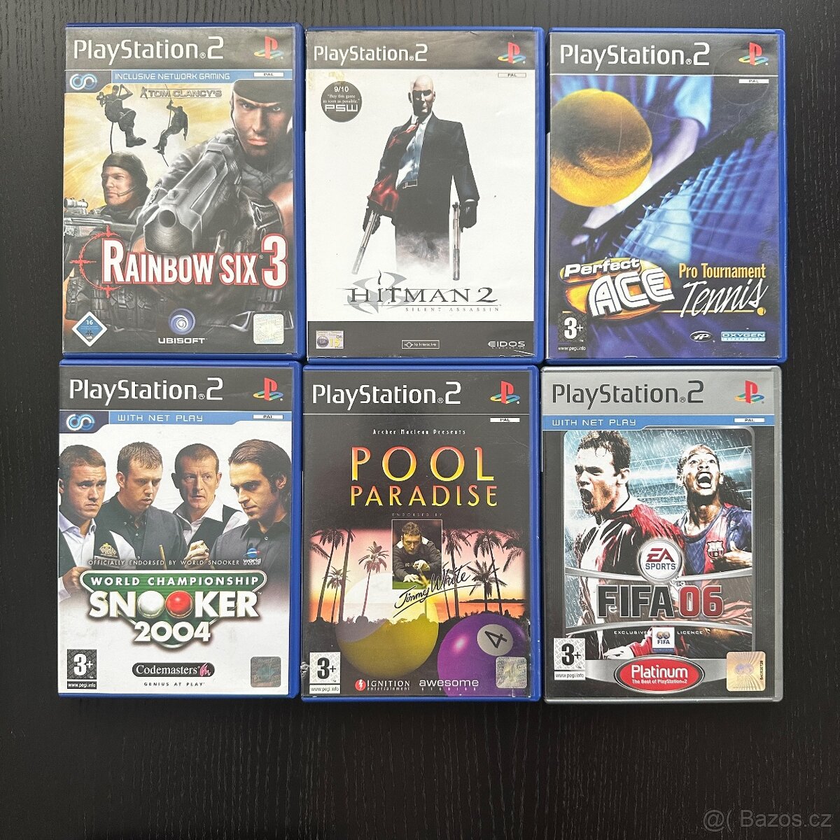 Playstation 2 slim scph 90004 + 6 her - 2