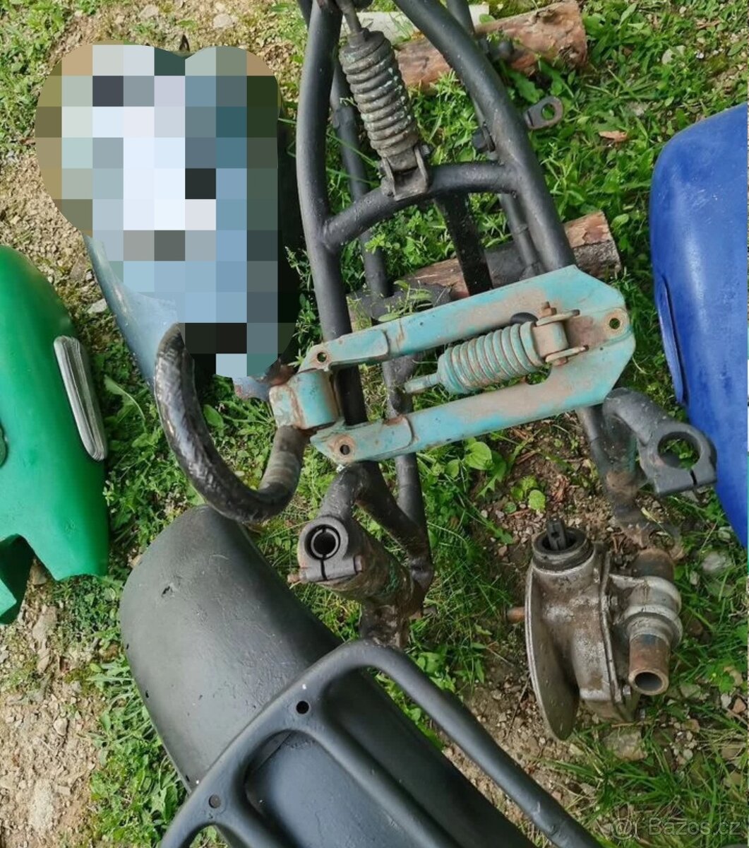 Přední světlo zadní světlo tachometr výfuky rybiny - 2