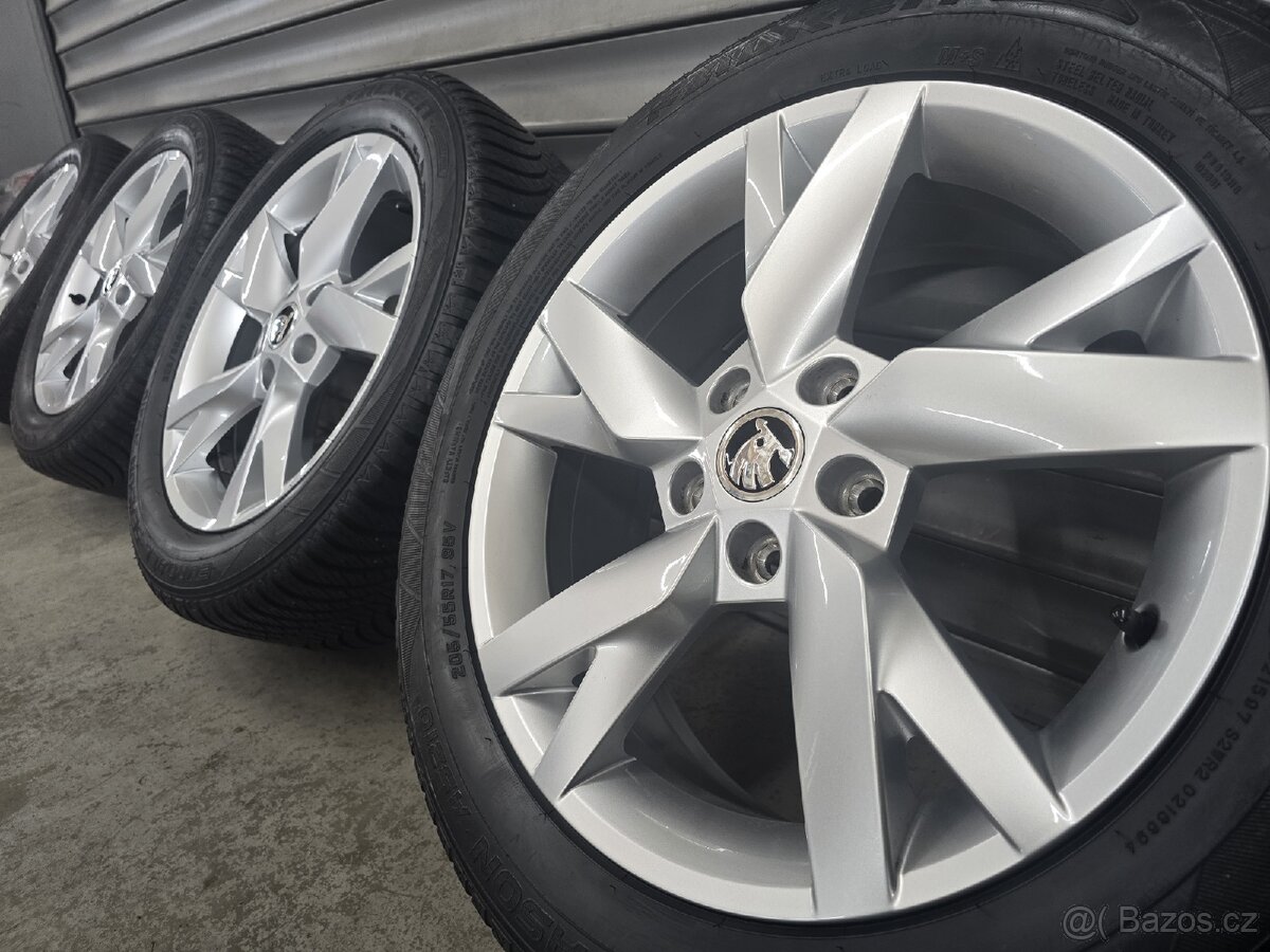 ❄️Zimní sada alu kol Škoda Octavia 4 r17❗❗❗ - 2