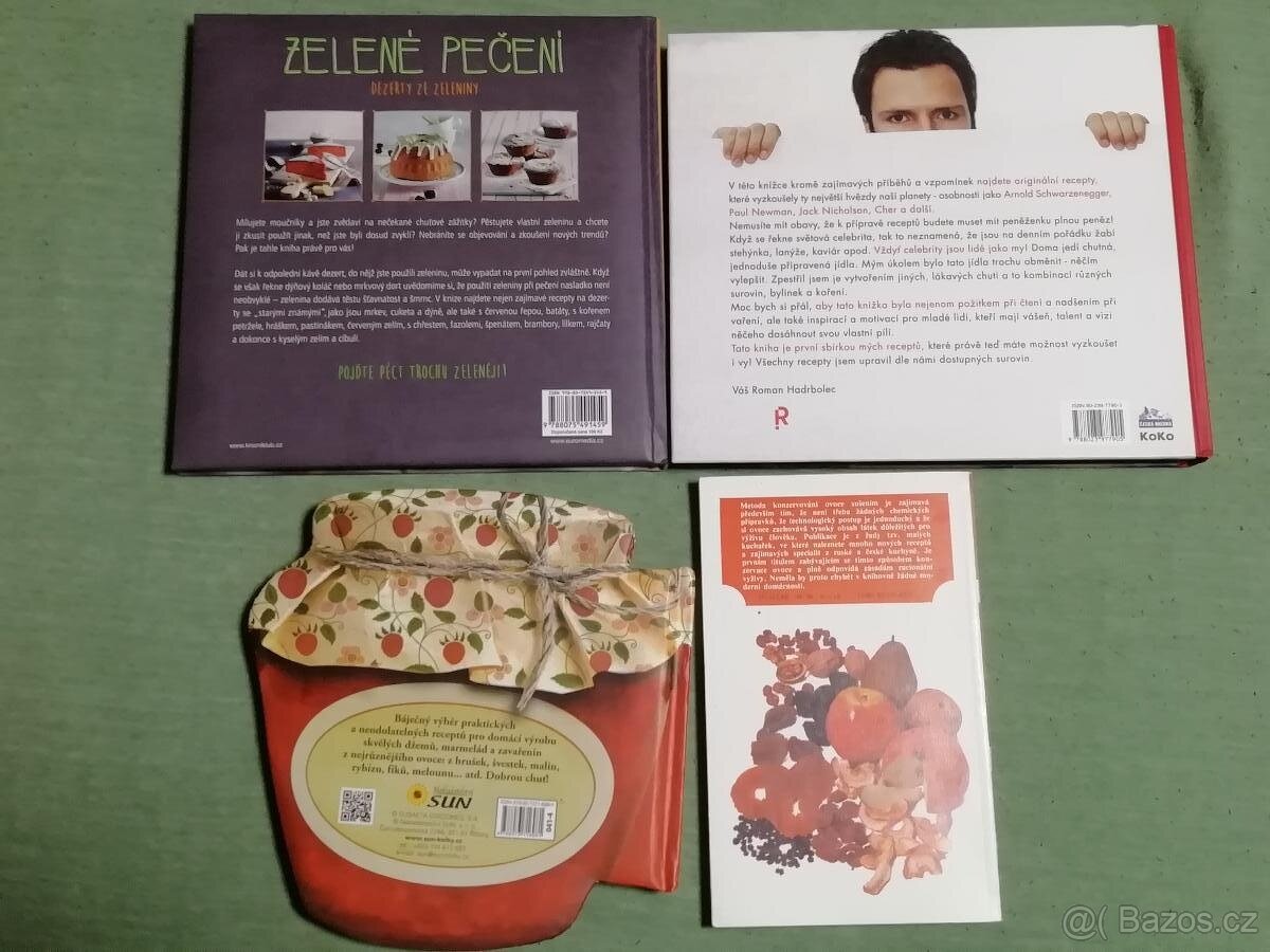 zelené pečení + Vařil jsem světovým celebritám+ Marmelády+Su - 2