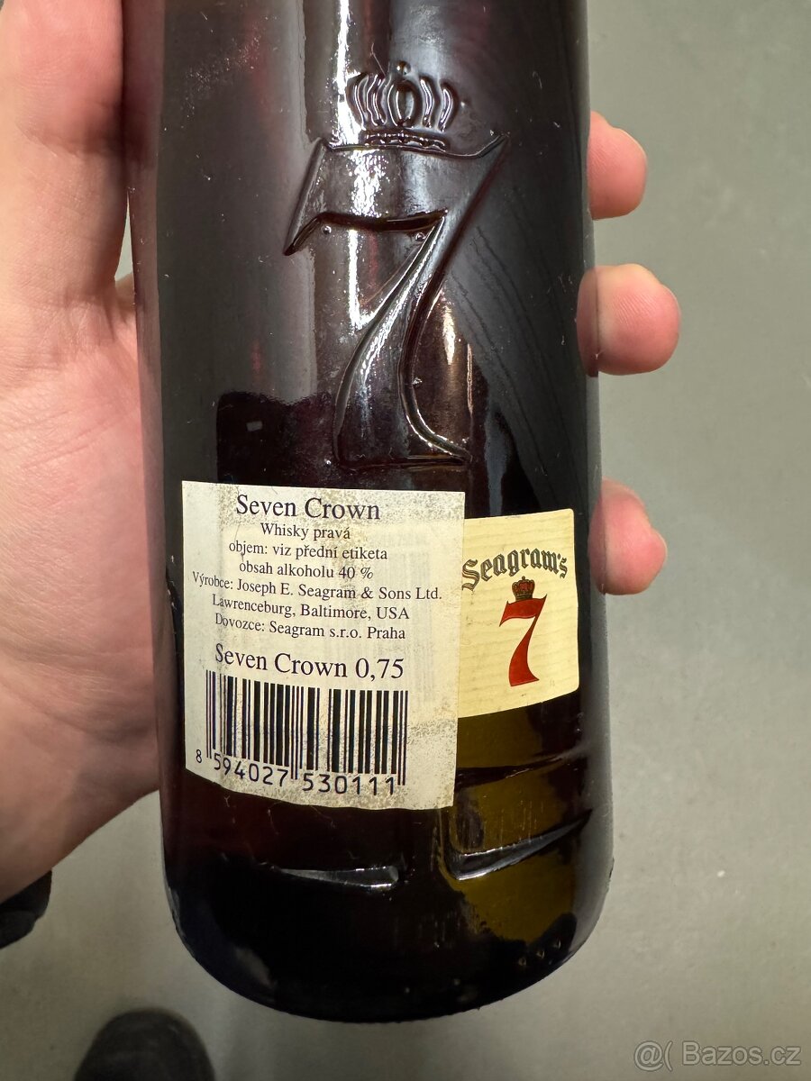 Lahev whiskey Seagrams Seven Crown - 2