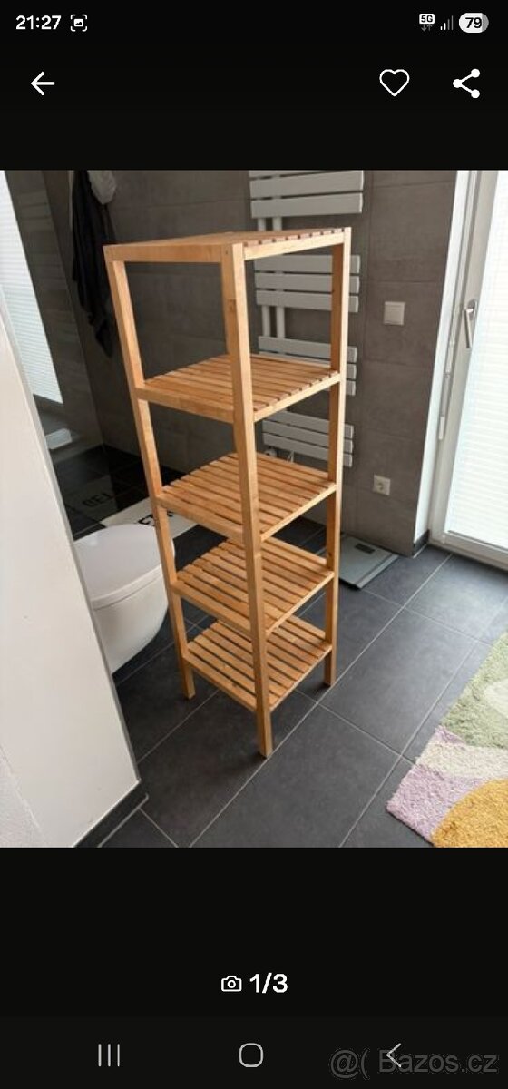 BAMBUSOVÝ REGÁL IKEA - 2