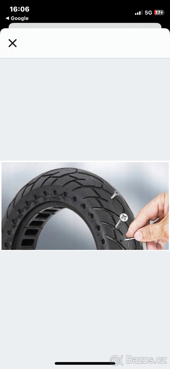 Pneumatika na koloběžku - 2