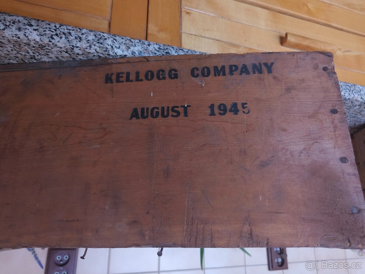 Ww2 americká ration bedna od podtravin - 2